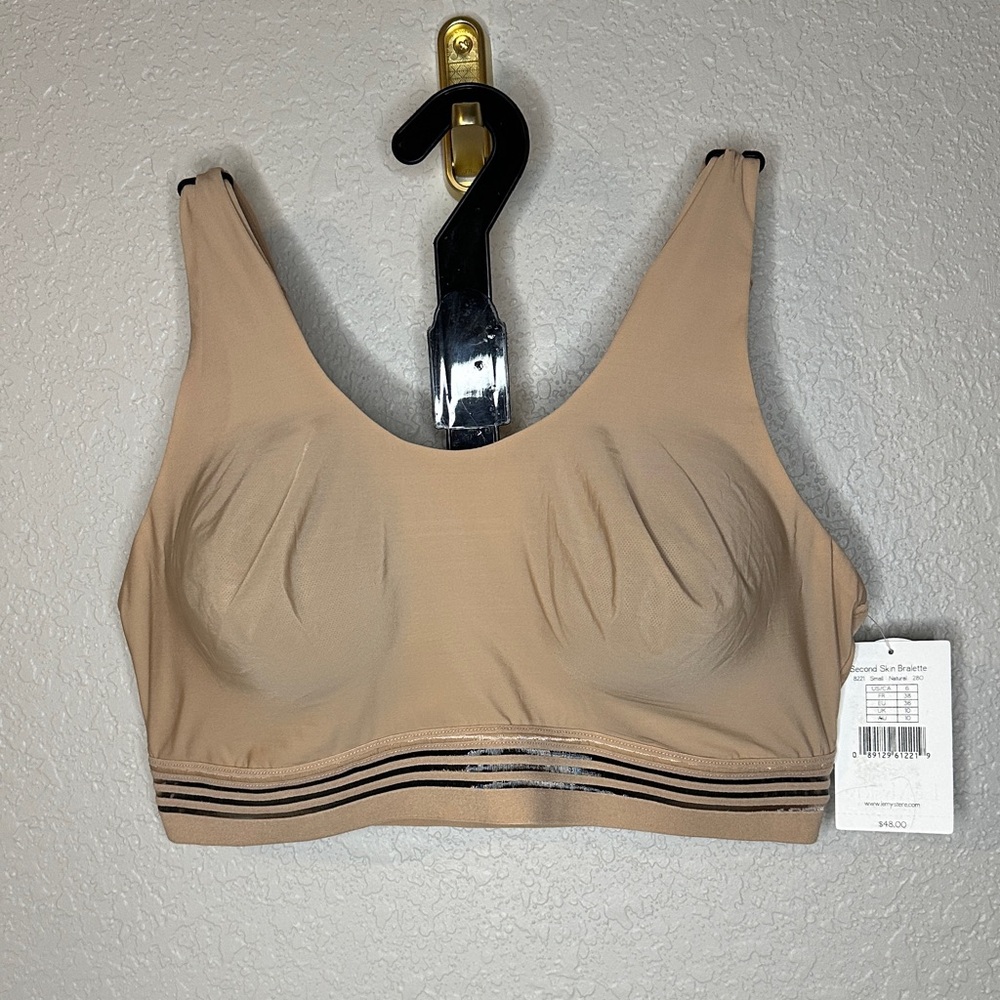 NWT Le Mystère Second Skin Bralette - Natural - Size S